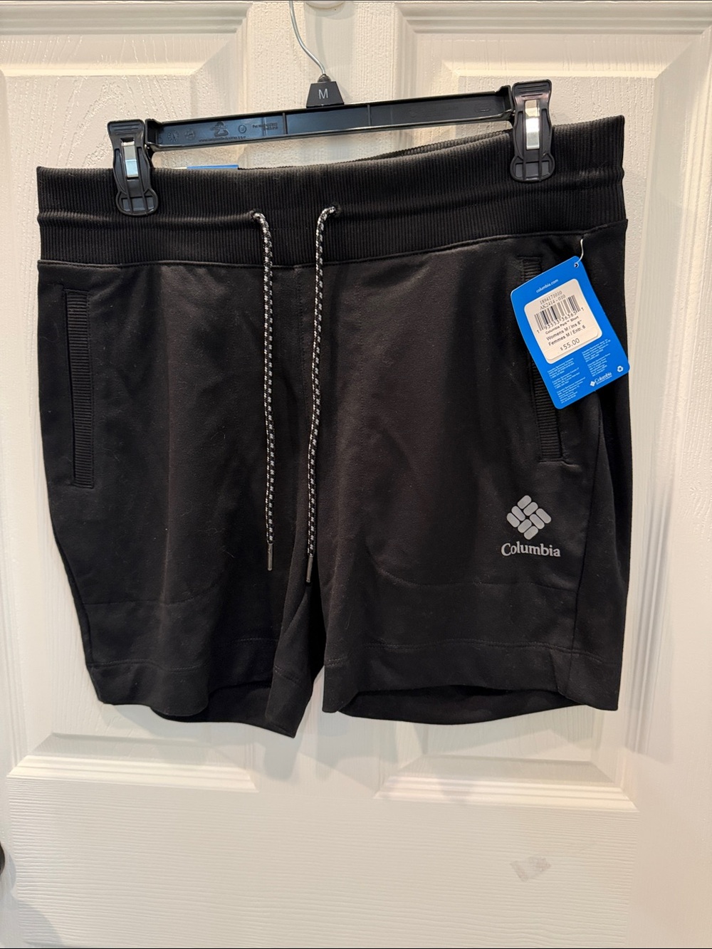 Columbia Black Drawstring Active Shorts NWT